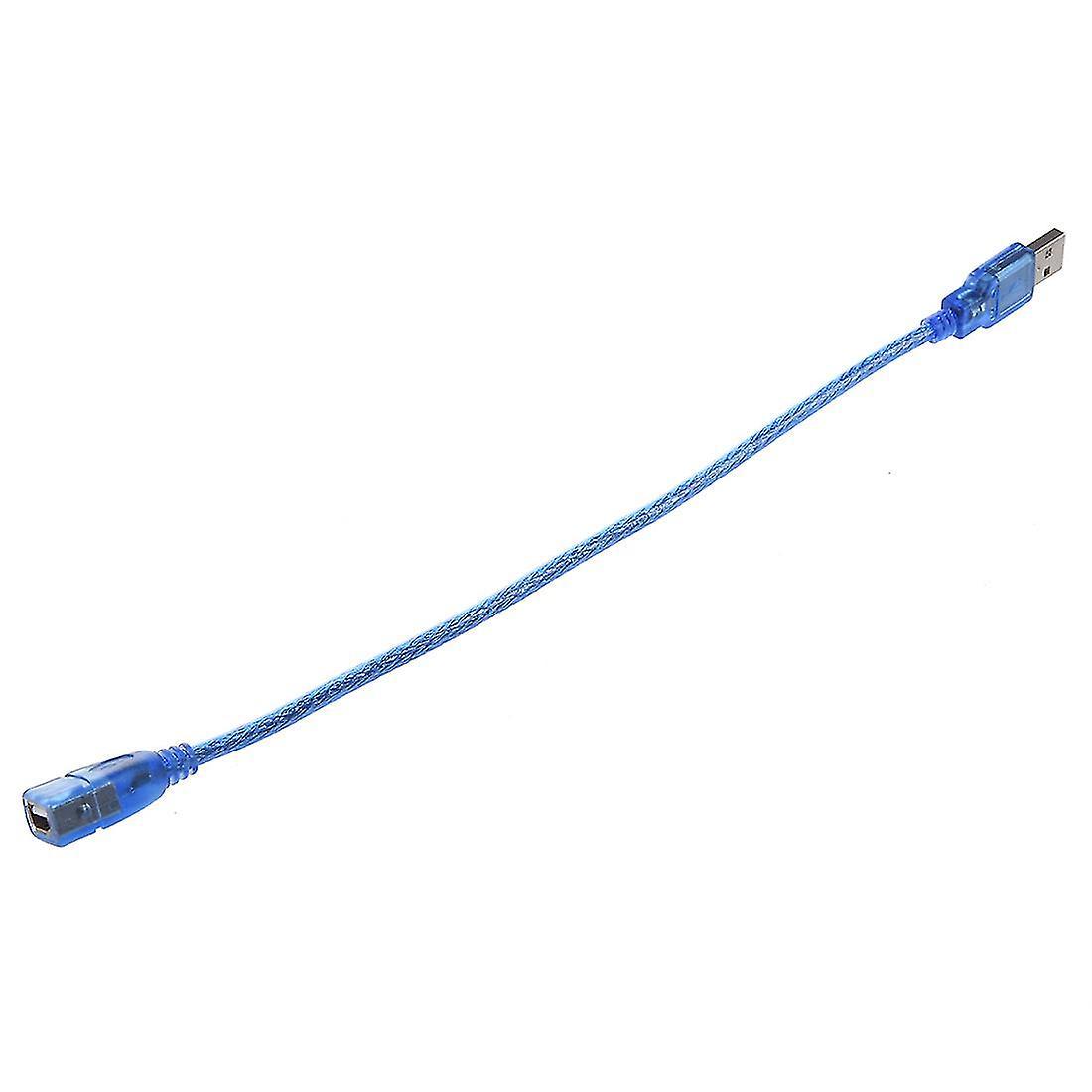 22cm Blue Usb 3.0 90 Degree A Male to Female M/f Cable Adapter Connector