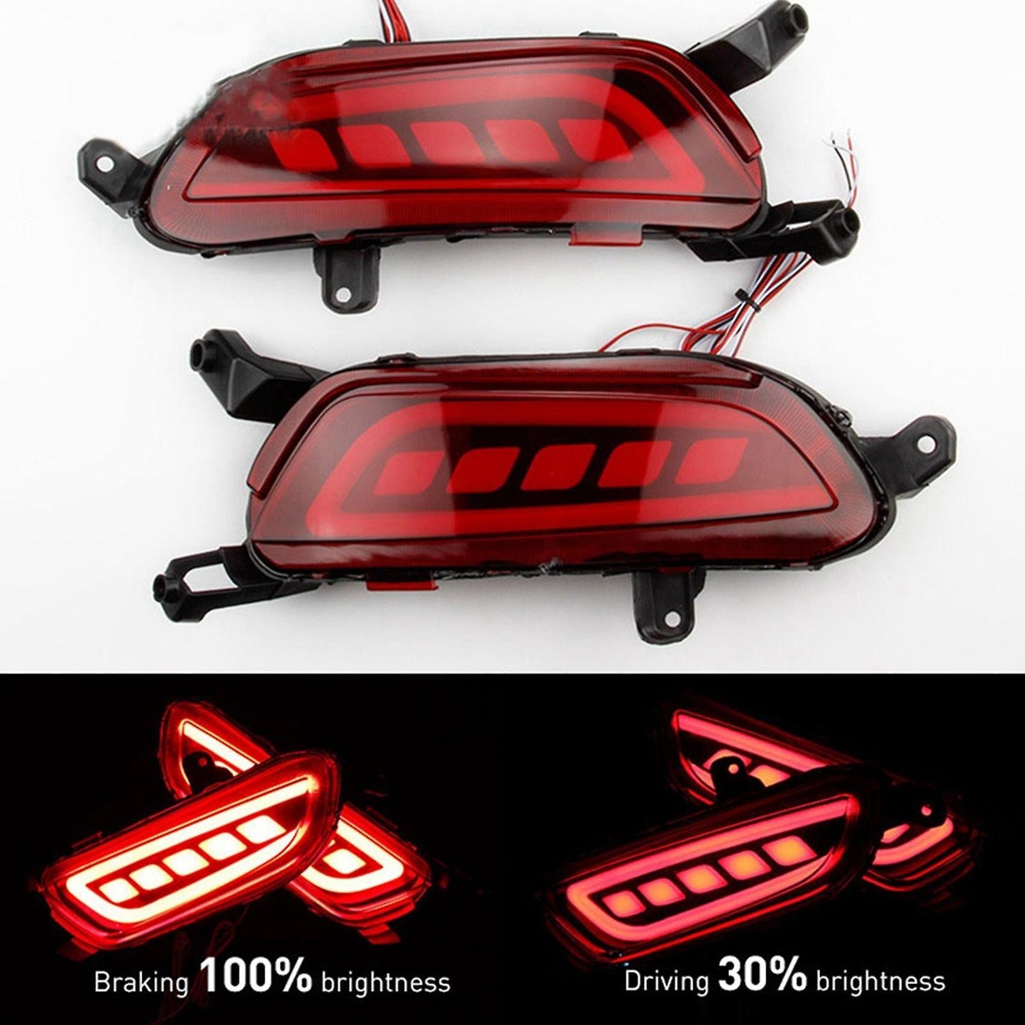 1 Pair Led Daytime Running Light Fog Lamp for Mazda 3 Axela 2017 2018