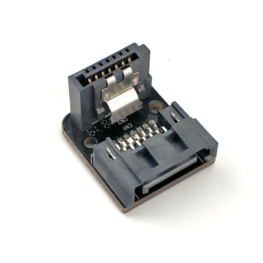 2pcs Sata 7pin Male to Sata7pin Female Adapter for Ssd Hdd,a Style