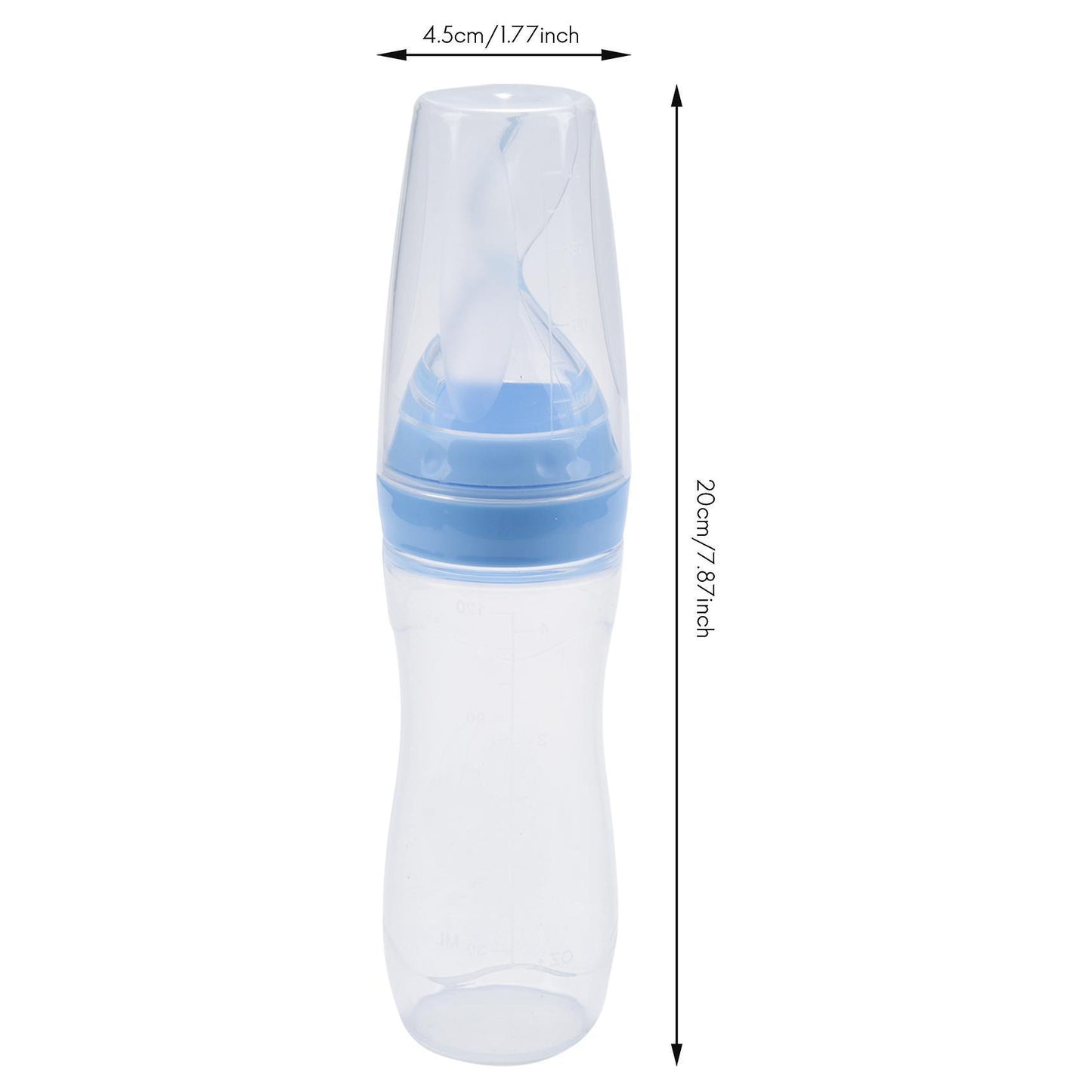 2 Pcs Silicone Baby Food Dispensing Spoon (120ml) - Squeeze Feeder