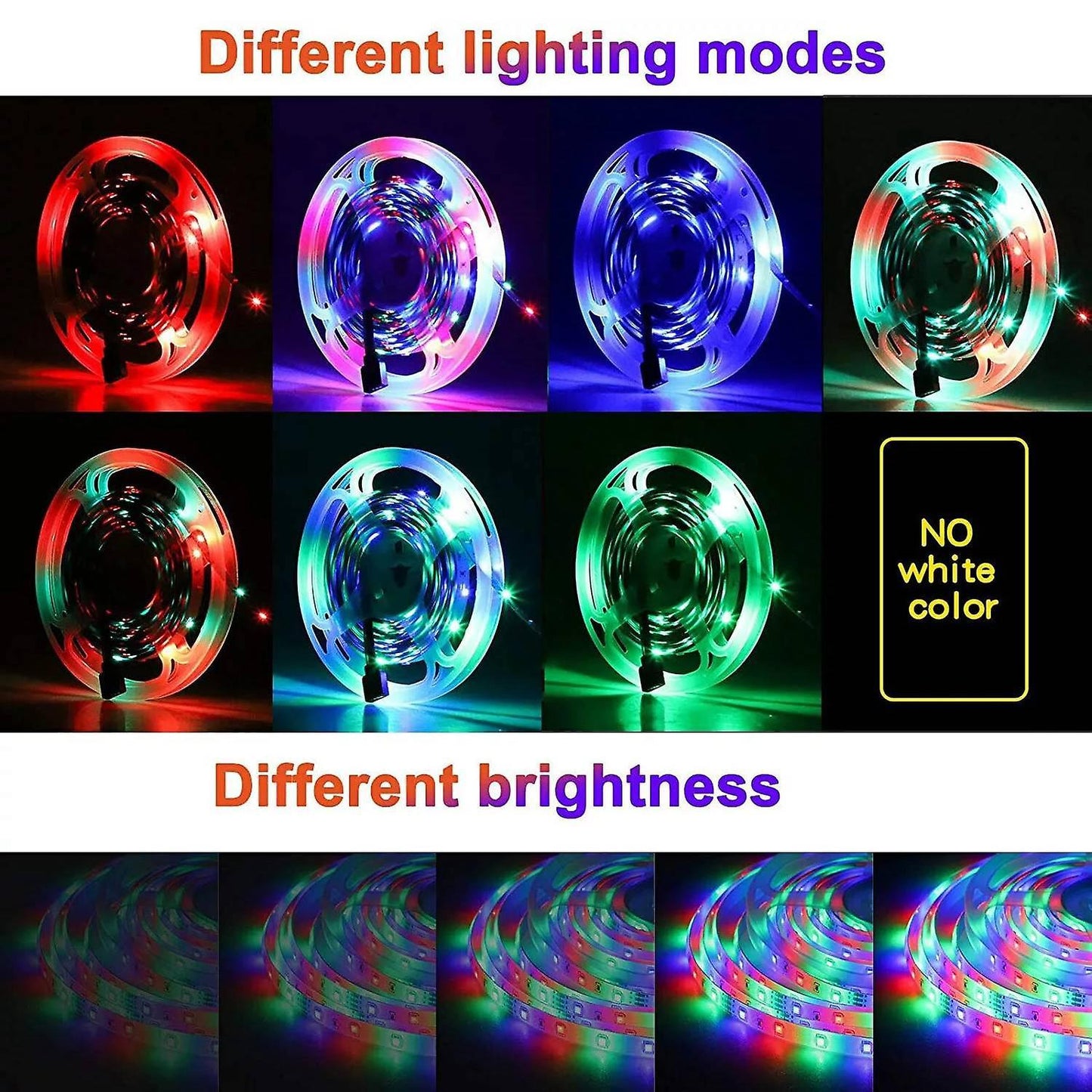 Rgb Led Strip Lights Smd2835 Usb Tv Backlight Holiday Decor Lamps