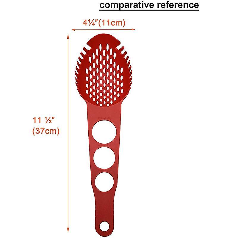 Nylon Spaghetti Server Non-stick Pasta Slotted Spoon Food Strainer
