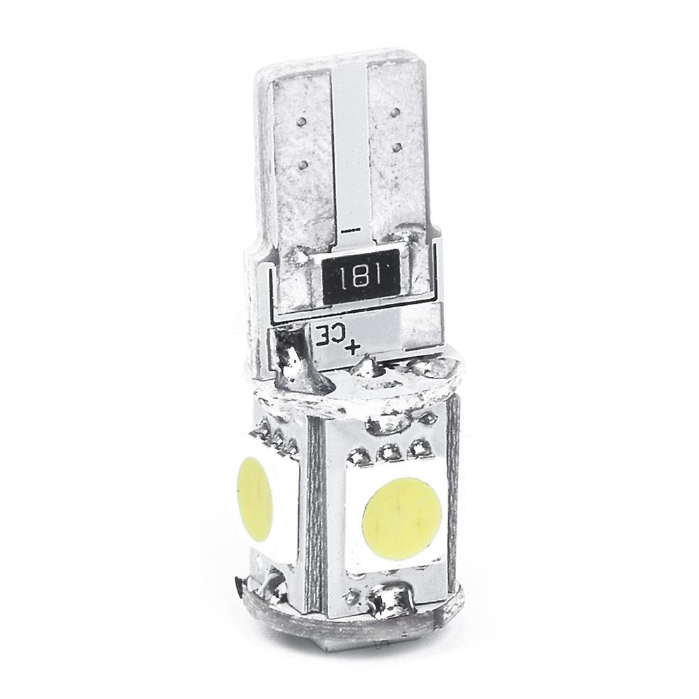 4 X Bulb W5w T10 5 Led Smd White Xenon Night Light Lamp Car Odb