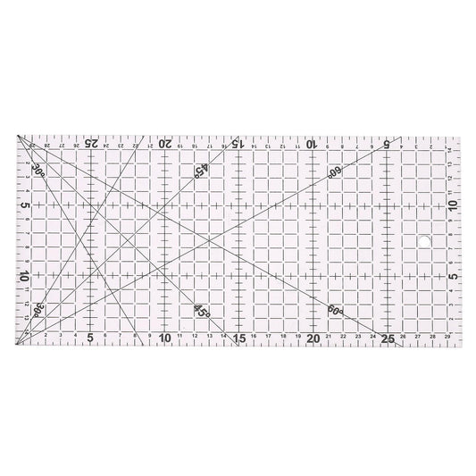 30x15cm Quilting Sewing Patchwork Foot Aligned Ruler Grid Tailor