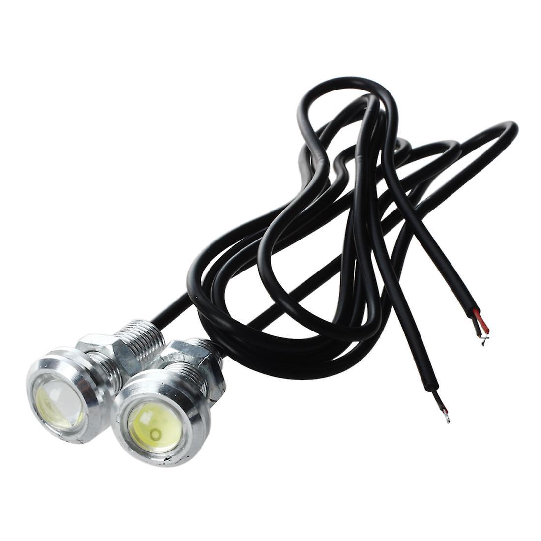 2 1.5w Led High Power Eagle Eye Rear Back Up Reverse Tail White Light Lamp