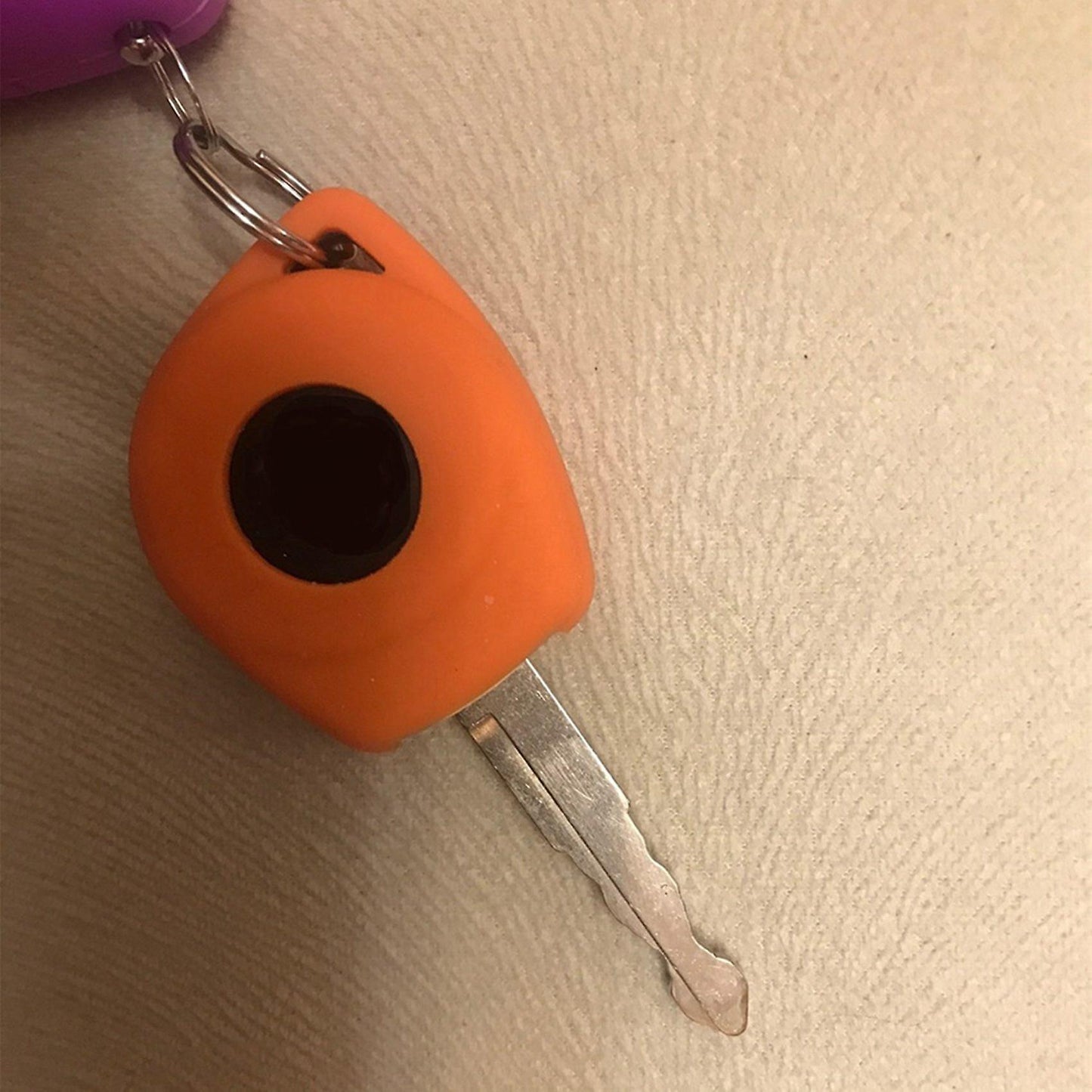Silicon Car Key Cover for Suzuki Sx4 Swift Grand Vitara, Orange
