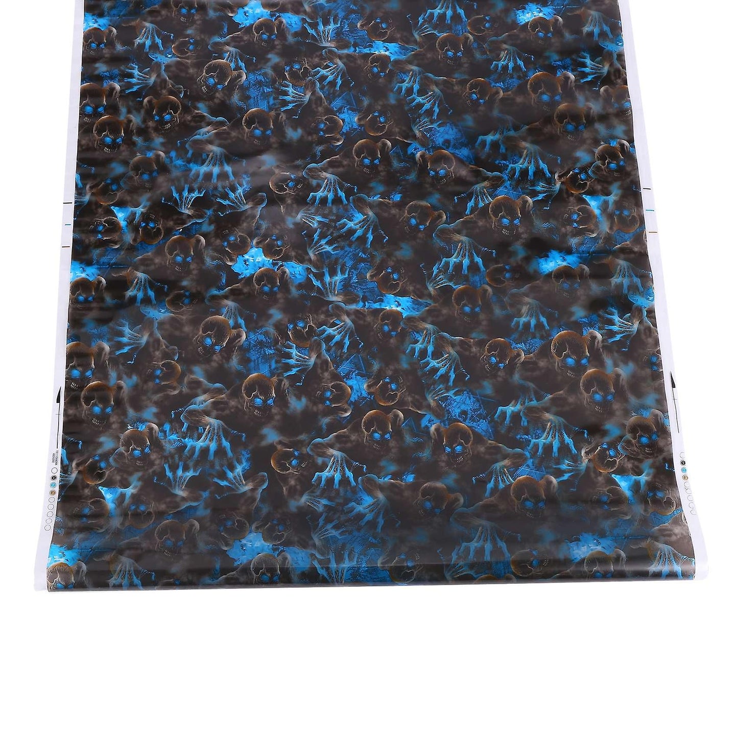 Blue Eyes Water Transfer Skull Film Pva Dipping Hydrographics 0.5mx2m