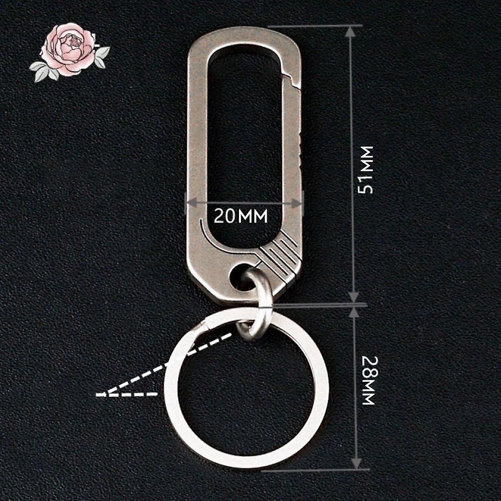Titanium Buckle Keychain Buckles Camping Accessories Outdoor Tool
