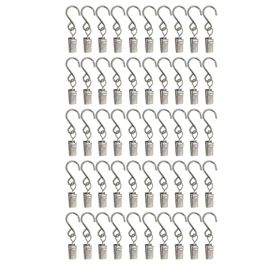S Hooks Curtain Clips 50 Pcs Hanging Party Lights Clips Hangers