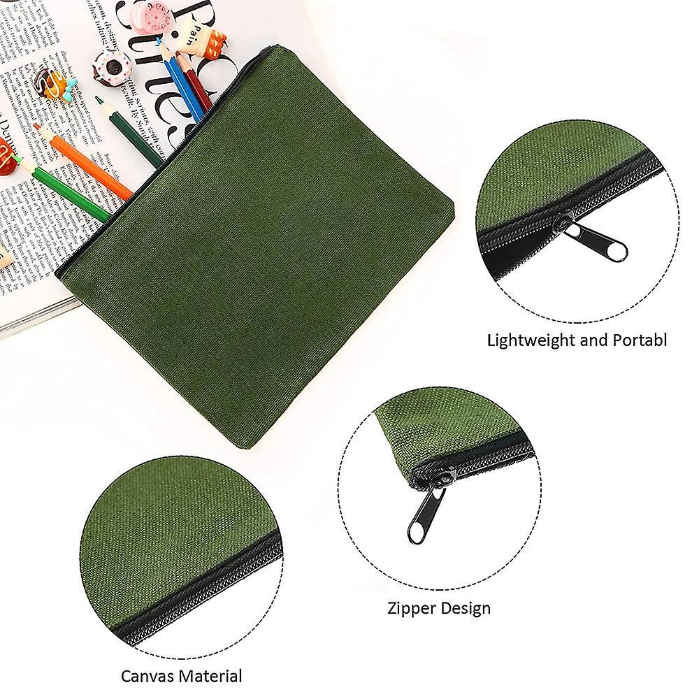 10pcs Cosmetic Bag Multipurpose Makeup Bag with Zipper, Multicolor