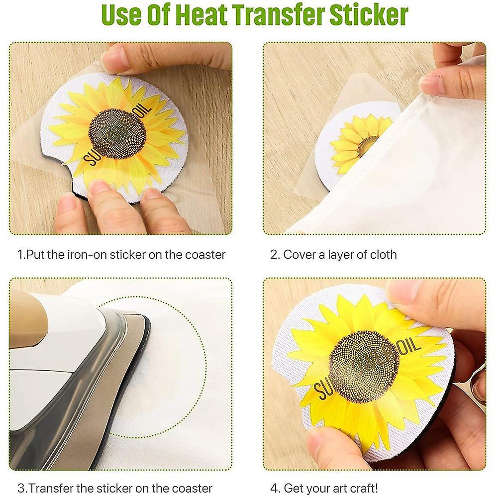 20pc Sublimation Blanks Car Painting Cup Holder Pad for Printing Diy
