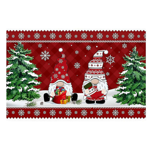 Christmas Doormat Non-slip Doormats Indoor Entrance Mat Custom E