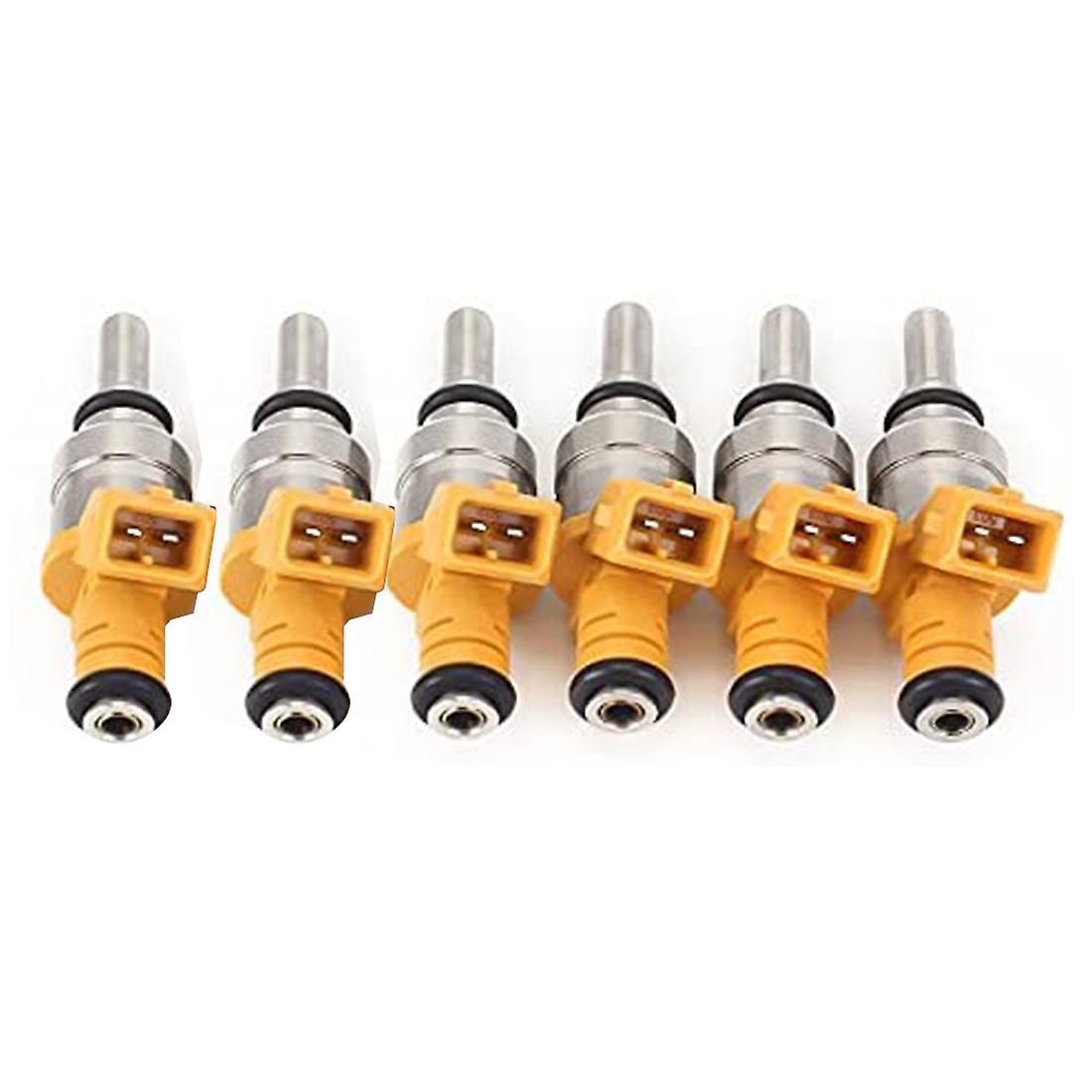 6pcs Car Fuel Injector 0k30e-13250 for Kia Rio 1.6l 1.5l 2001-2005