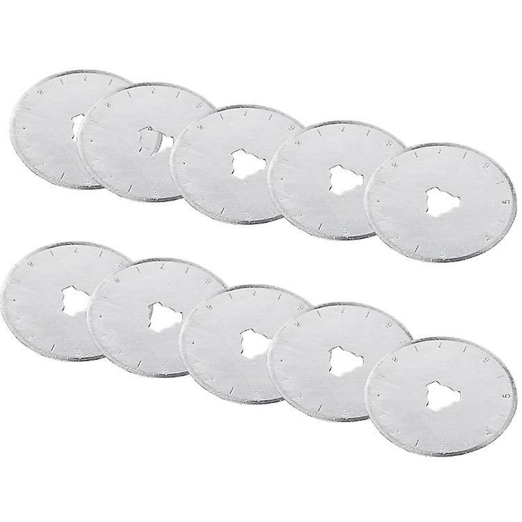 10pcs 28mm Rotary Cutter Blades Patchwork Fabric Quilting Cutters