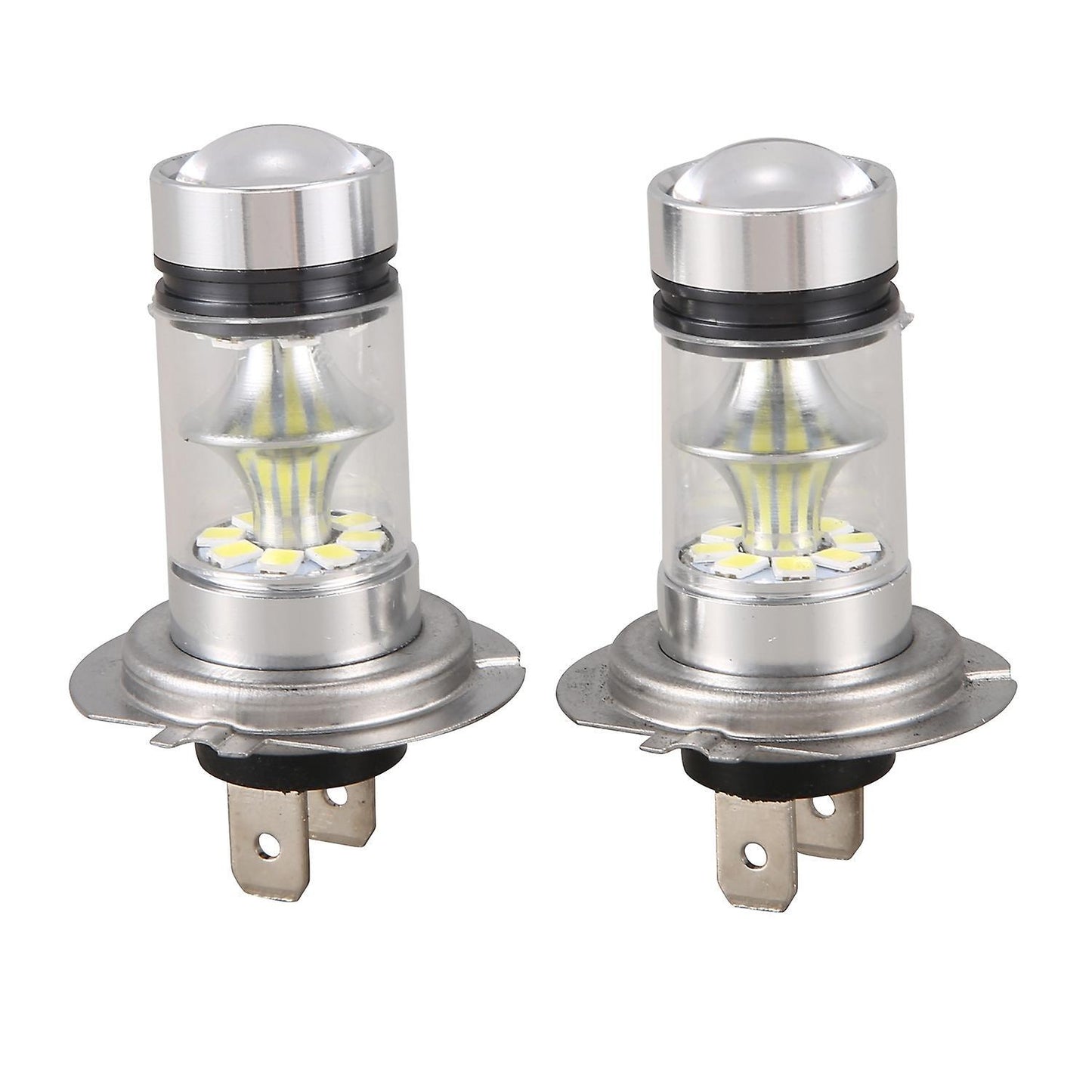 1 Pair High Power Led H7 Bulb Car Fog Light Headlights 6000k White