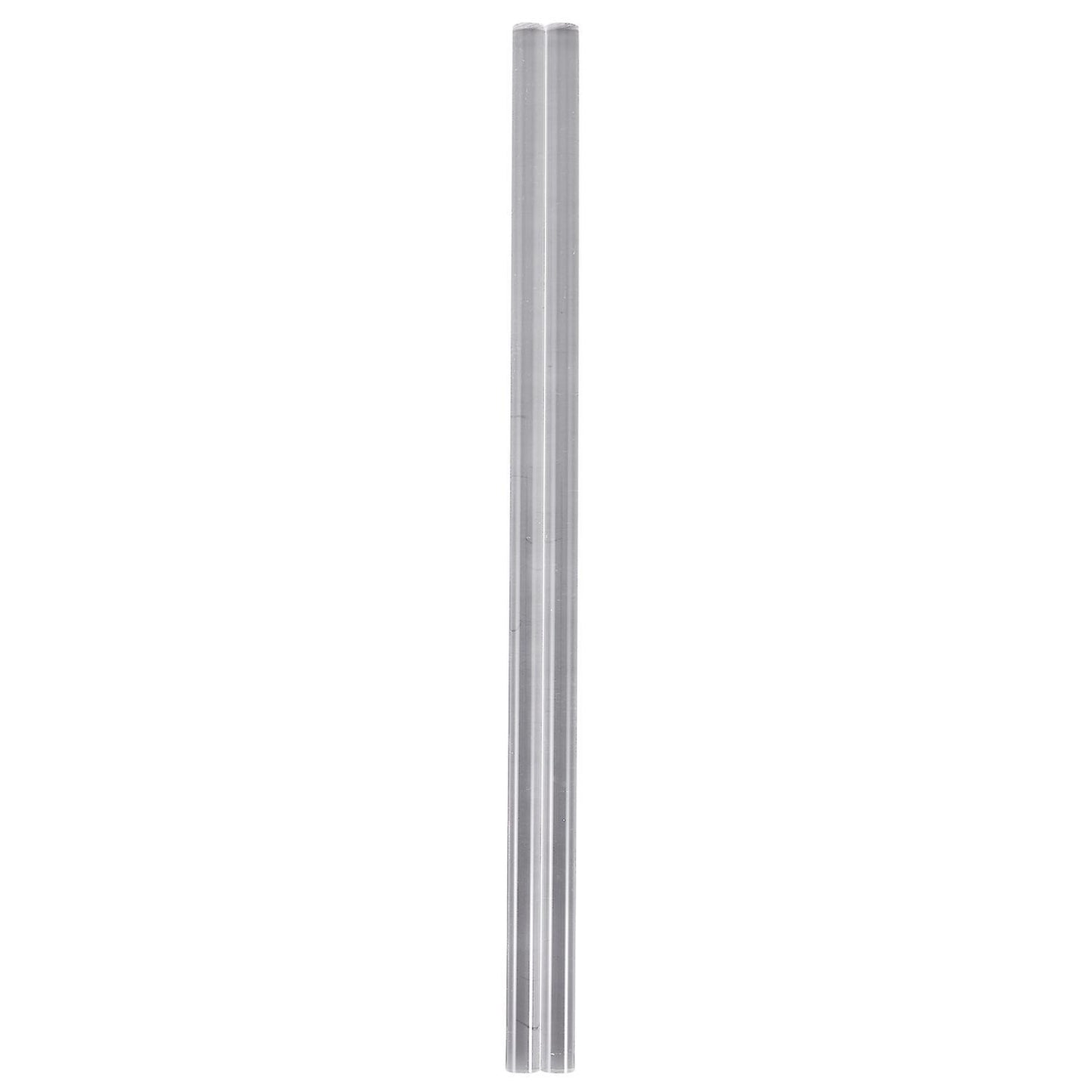 2pcs 10mm Clear Round Perspex Acrylic Pmma Extruded Rod 12" Length