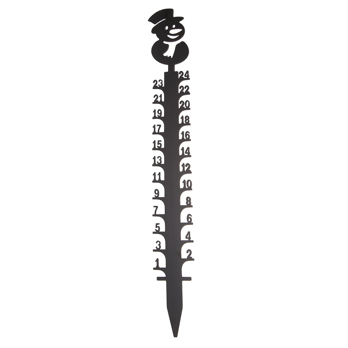 1pcs Snow Meter 24 Scales Outdoor Garden Decoration Gift Snowman