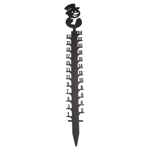 1pcs Snow Meter 24 Scales Outdoor Garden Decoration Gift Snowman