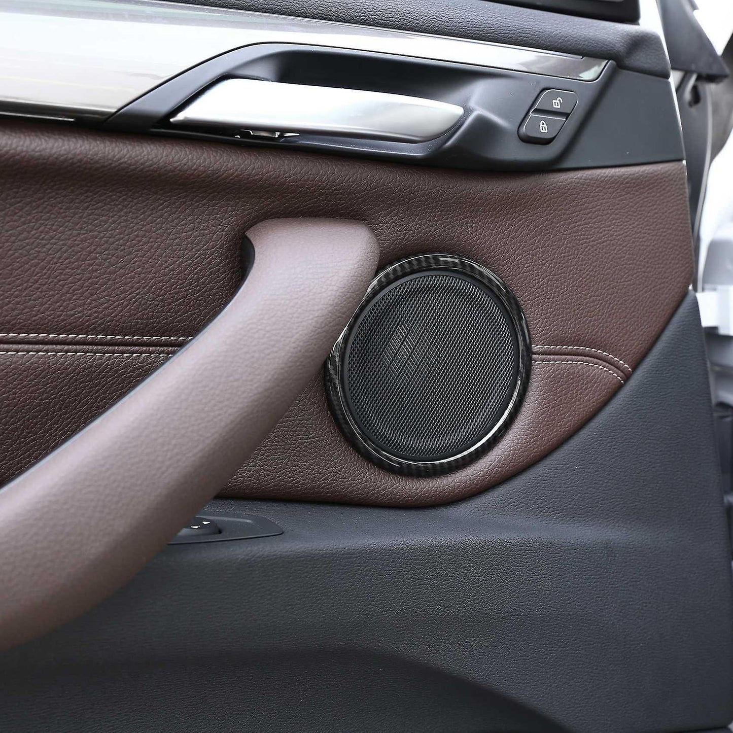 For Bmw 2 Series 2014-2019 Car Rear Horn Ring Cover Trim Accessories