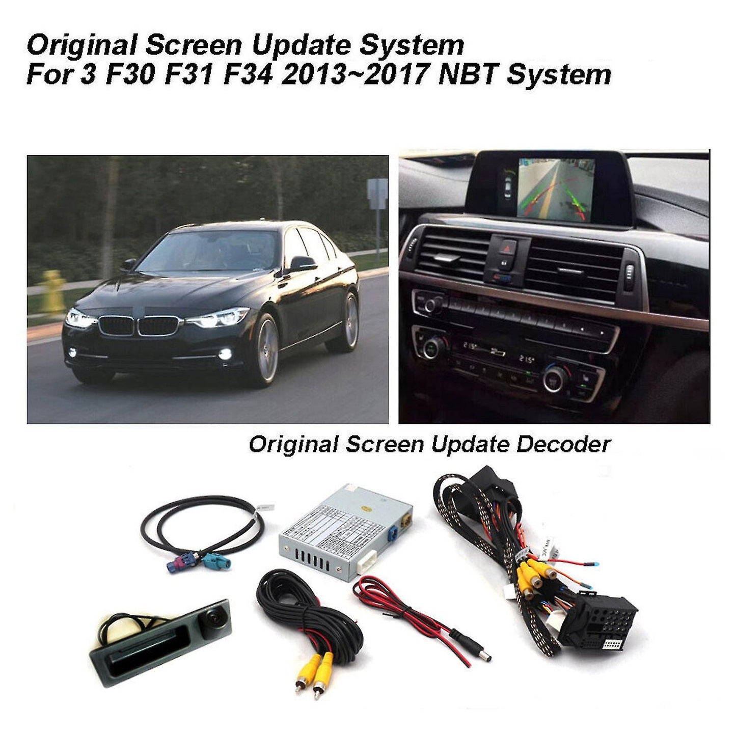 Car Rear View Camera for -bmw 3 F30 F31 F34 2013-2017