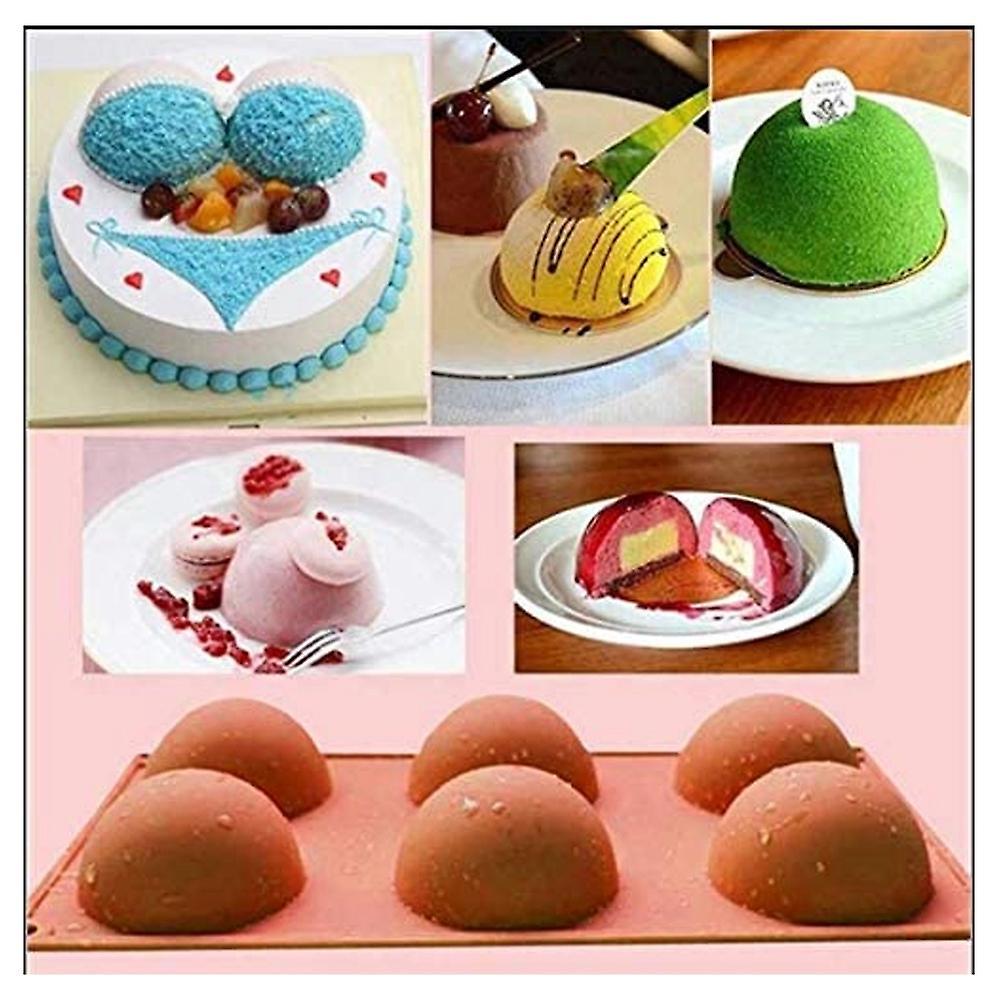 Hot Silicone Chocolate Molds, for Baking Diy, Medium Semi Sphere