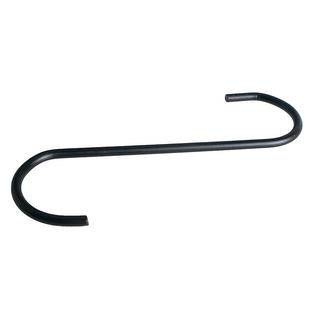 6.5 Inch Black S-shaped Hanging Hooks Heavy-duty S Type Hooks