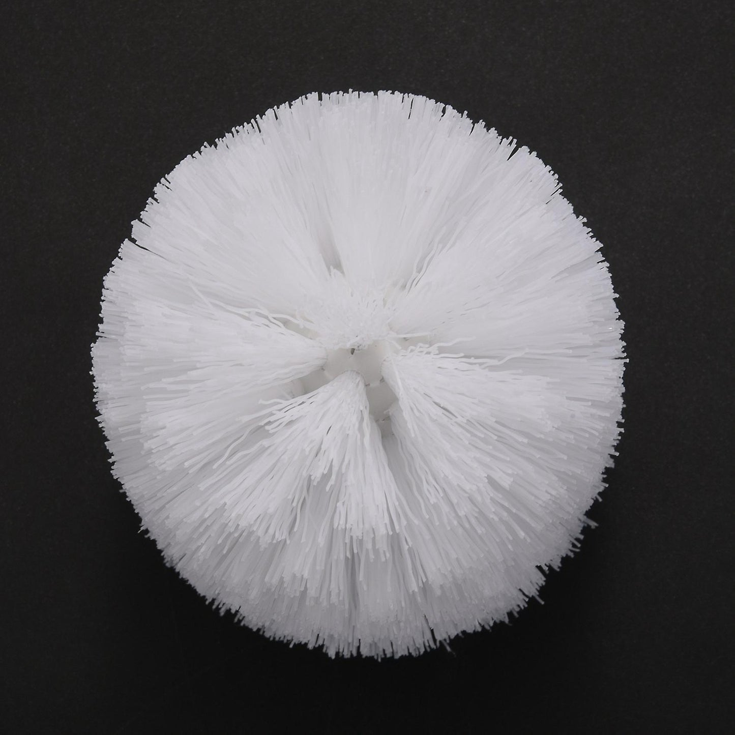Plastic Toilet Cleaning Brushes Head Holders White (4x White Heads)