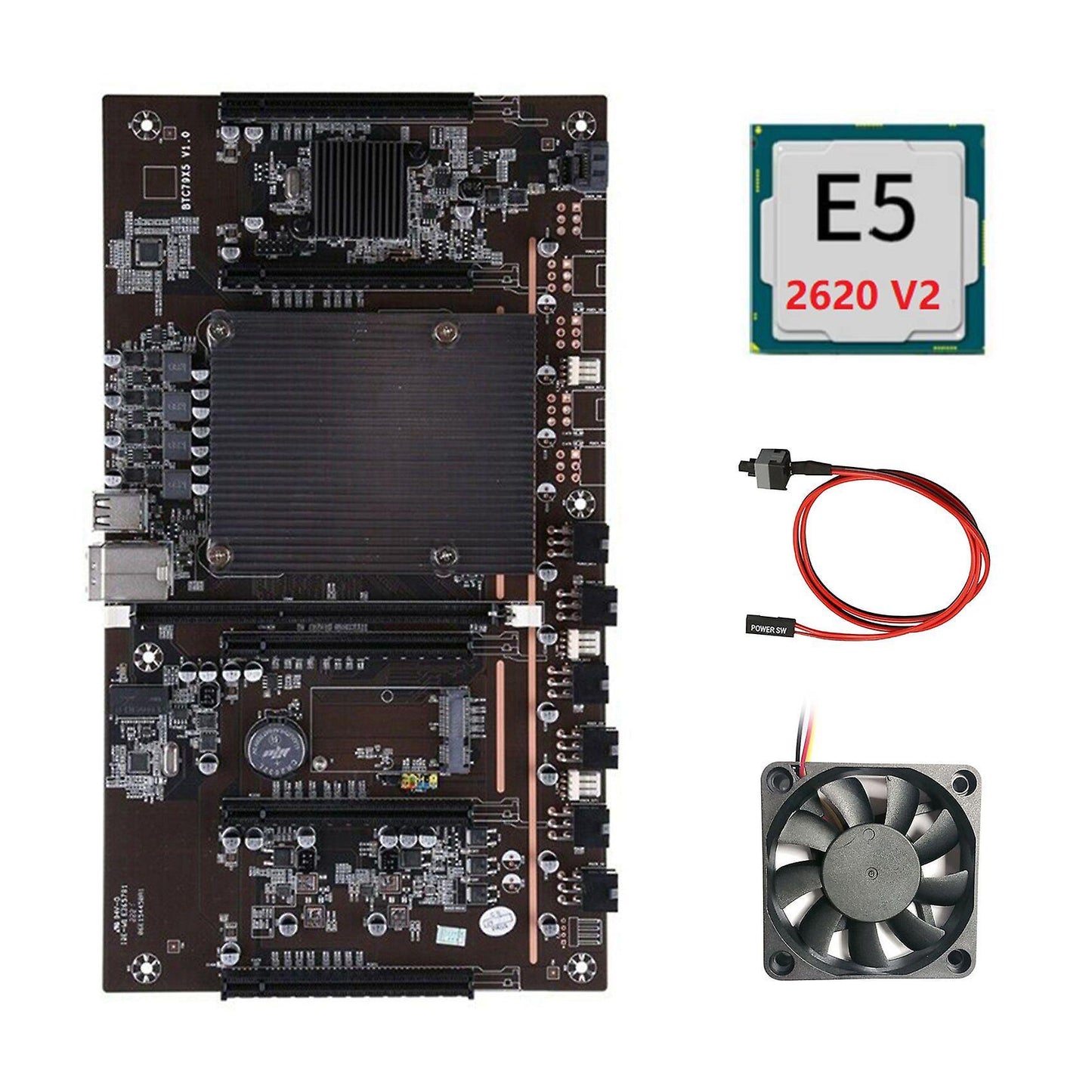 Btcx79 H61 Mining Motherboard Support 3060 3070 Graphics Card for Btc