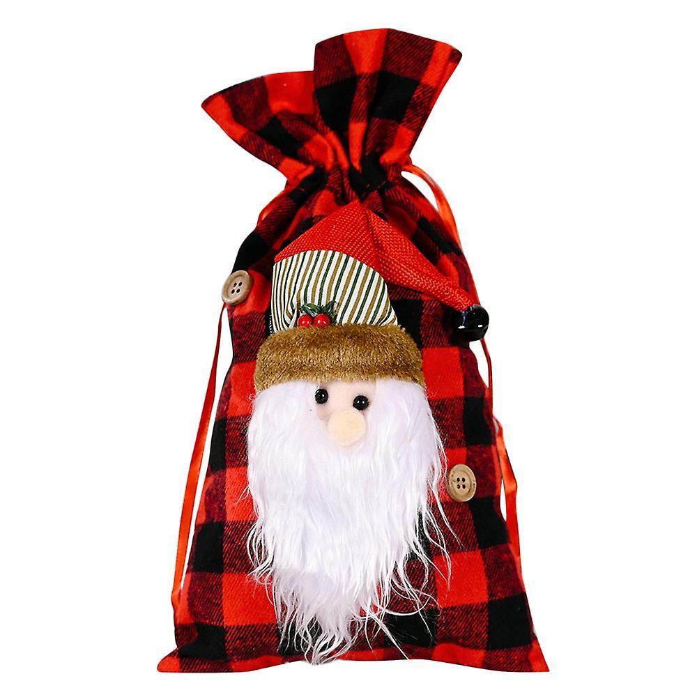 Christmas Drawstring Candy Bags Apple Bags Biscuit Bags, Santa Claus
