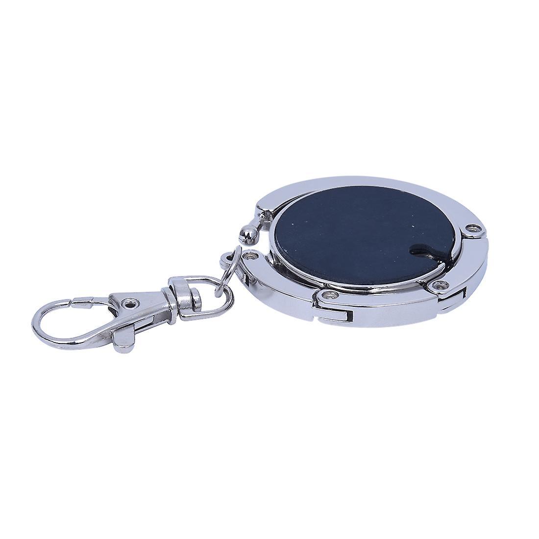 Apple-folding Handbag Purse Metal Rhinestone Hook Hanger Holder Keyring