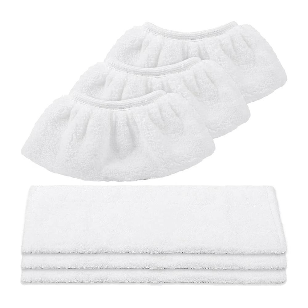 Microfiber Cloth Set Compatible(3 for Floor Nozzle+3 for Hand Nozzle)