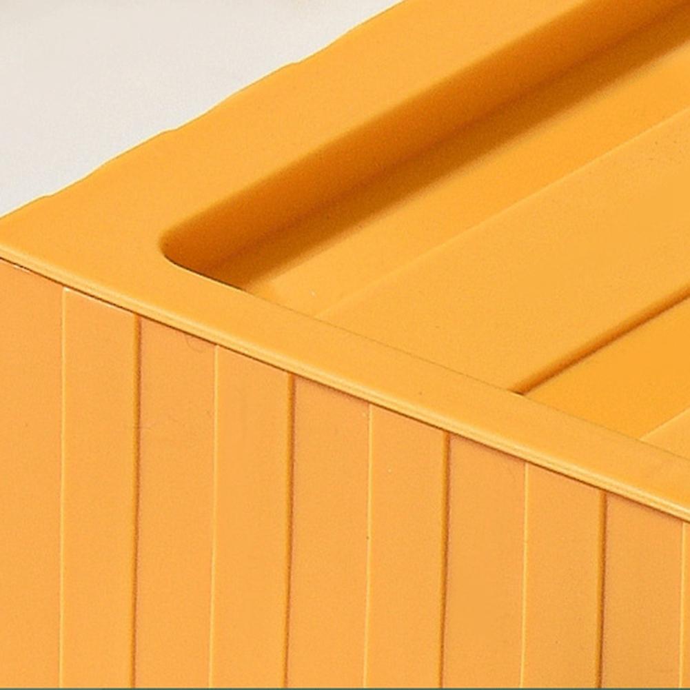 Desktop Storage Box Morandi Color Drawer Cosmetic Box(orange)