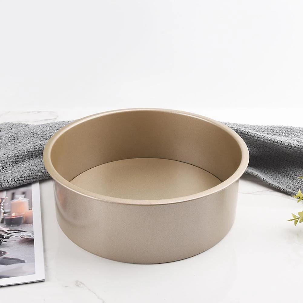 8-inch Bakeware Round Cake Pan with Removable (champagne Gold)