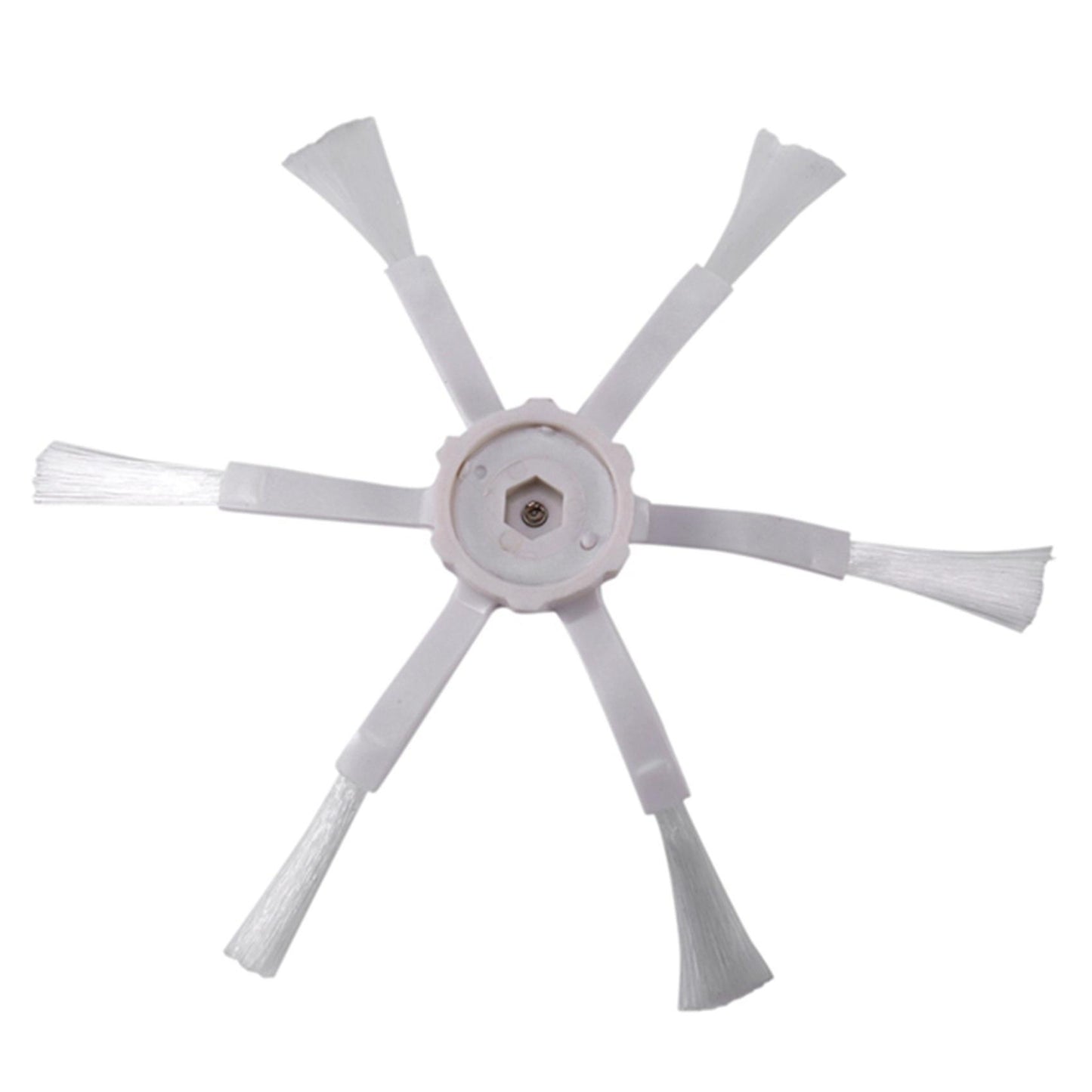 8x White 6 Arms Side Brush for Xiaomi 1s Mi Robot 2 Roborock S50 S51