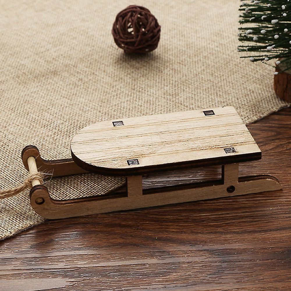 8pcs Creative Delicate Durable Practical Portable Xmas Mini Sleighs