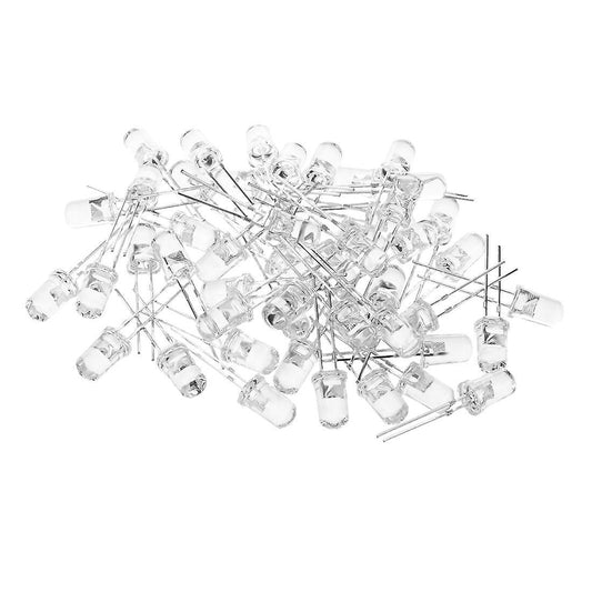 50pcs 5mm Led Ultra Bright Light Lamp Bulb 150000mcd - Green