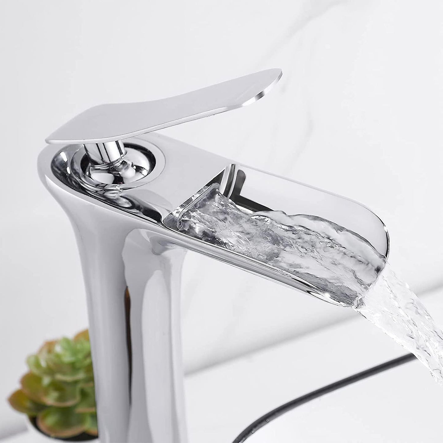 Bathroom Sink / Washbasin Mixer Tap Fitting Bathroom Waterfall Basin