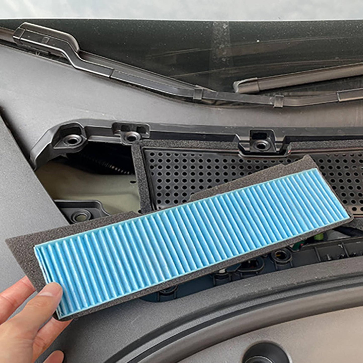 2x Car Air Conditioning Inlet Filter for Tesla Model 3 Air Filter