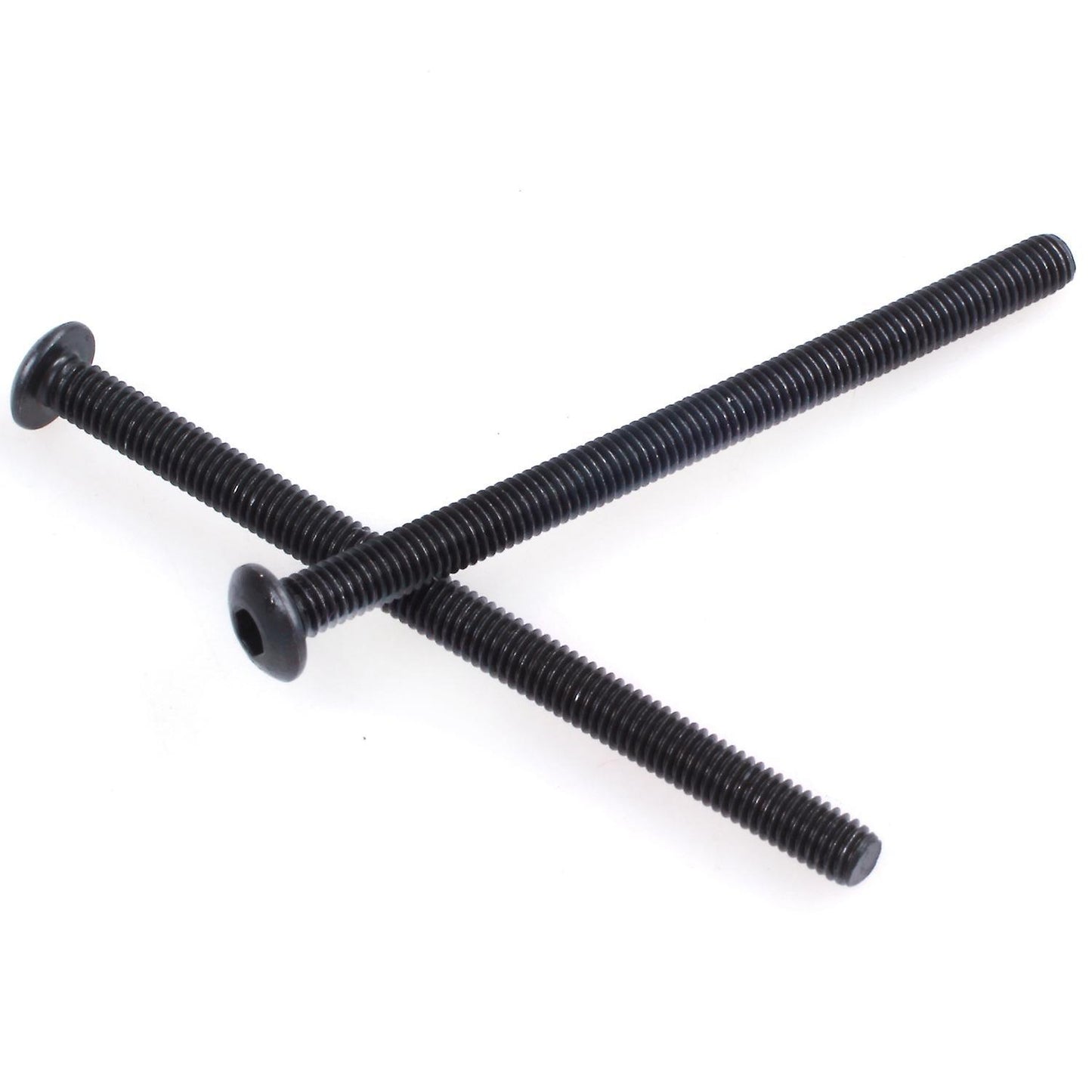M3 X 45mm Alloy Steel Hex Socket Button Head Screws Black 20 Pcs