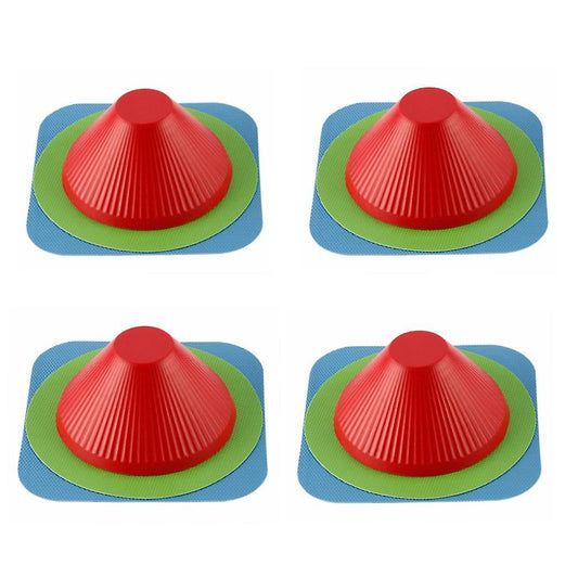 Rubber Anti-skid Waterproof Round Gripper Bottles Lid Openers Kitchen