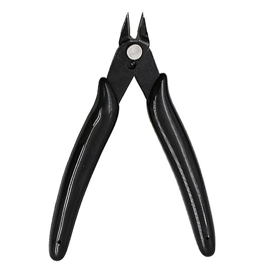 Diagonal Pliers 3.5 Inch Mini Wire Cutter Small Soft Cutting(black)