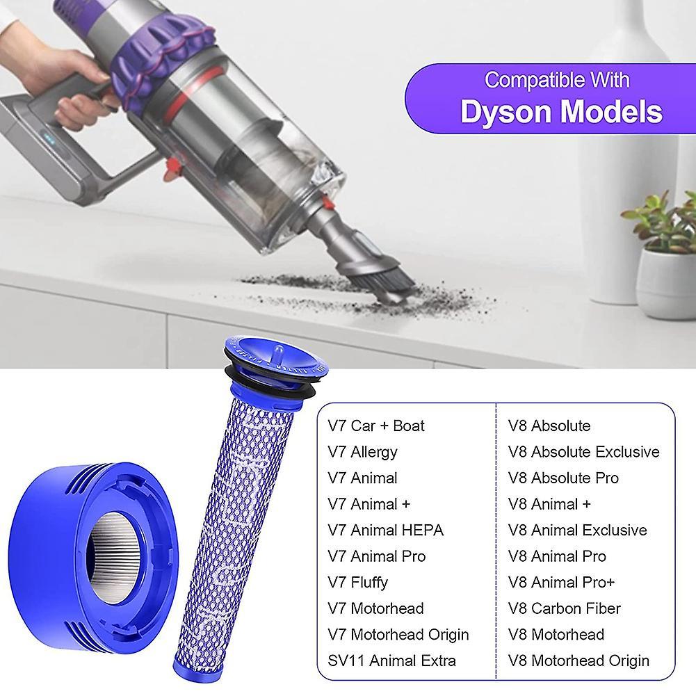 Replacement Filter Set Kit for Dyson V7 V8 Vacuum Cleaner Accessories