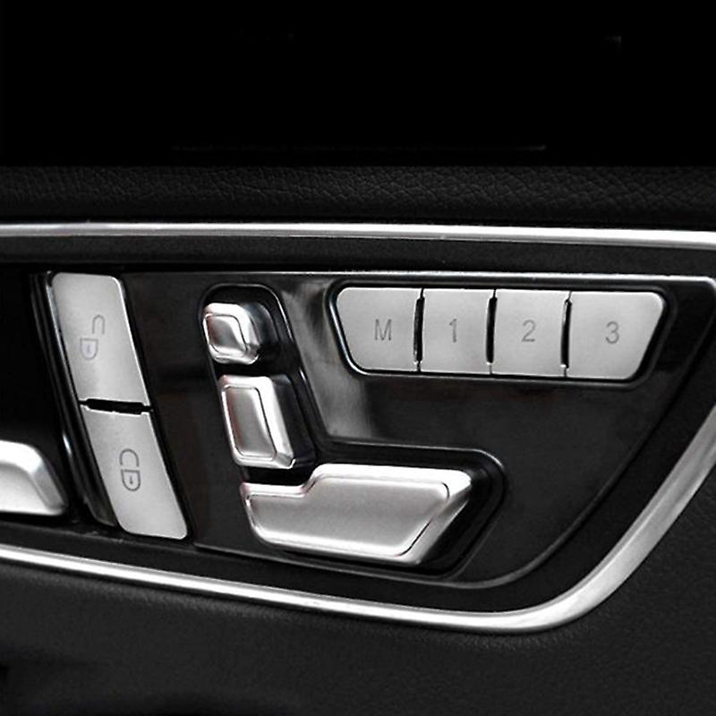 Car Styling Seat Adjust Memory 1 2 3 M Button Cover Sitckers