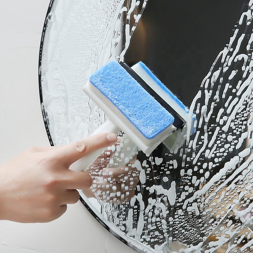 Double Sided Glass Cleaning Sponge Brush Window Glass Wiper Washing