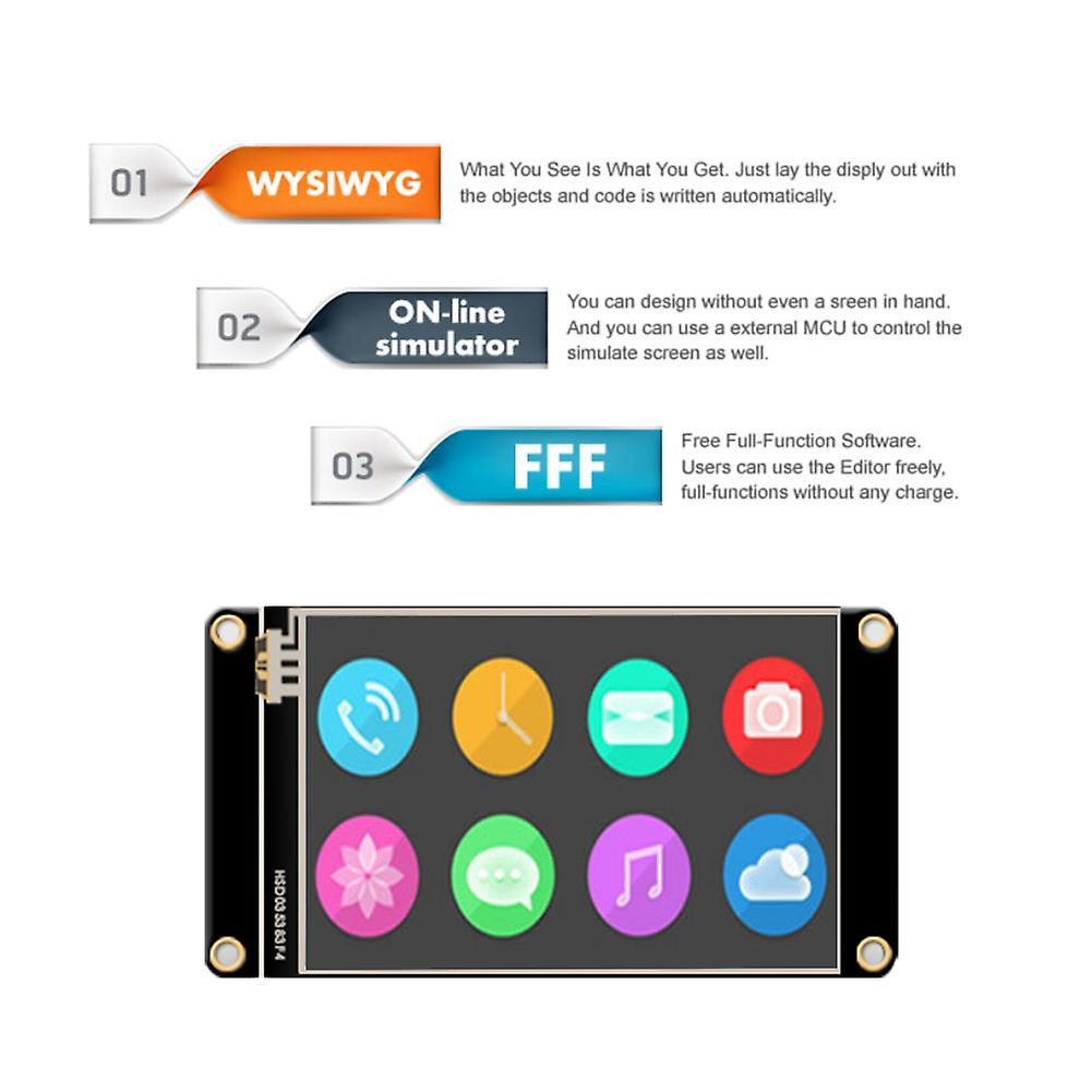 Lcd Press Screen for Nextion Nx4832k035 Hmi Usrt Tft Lcd 3.5-inch