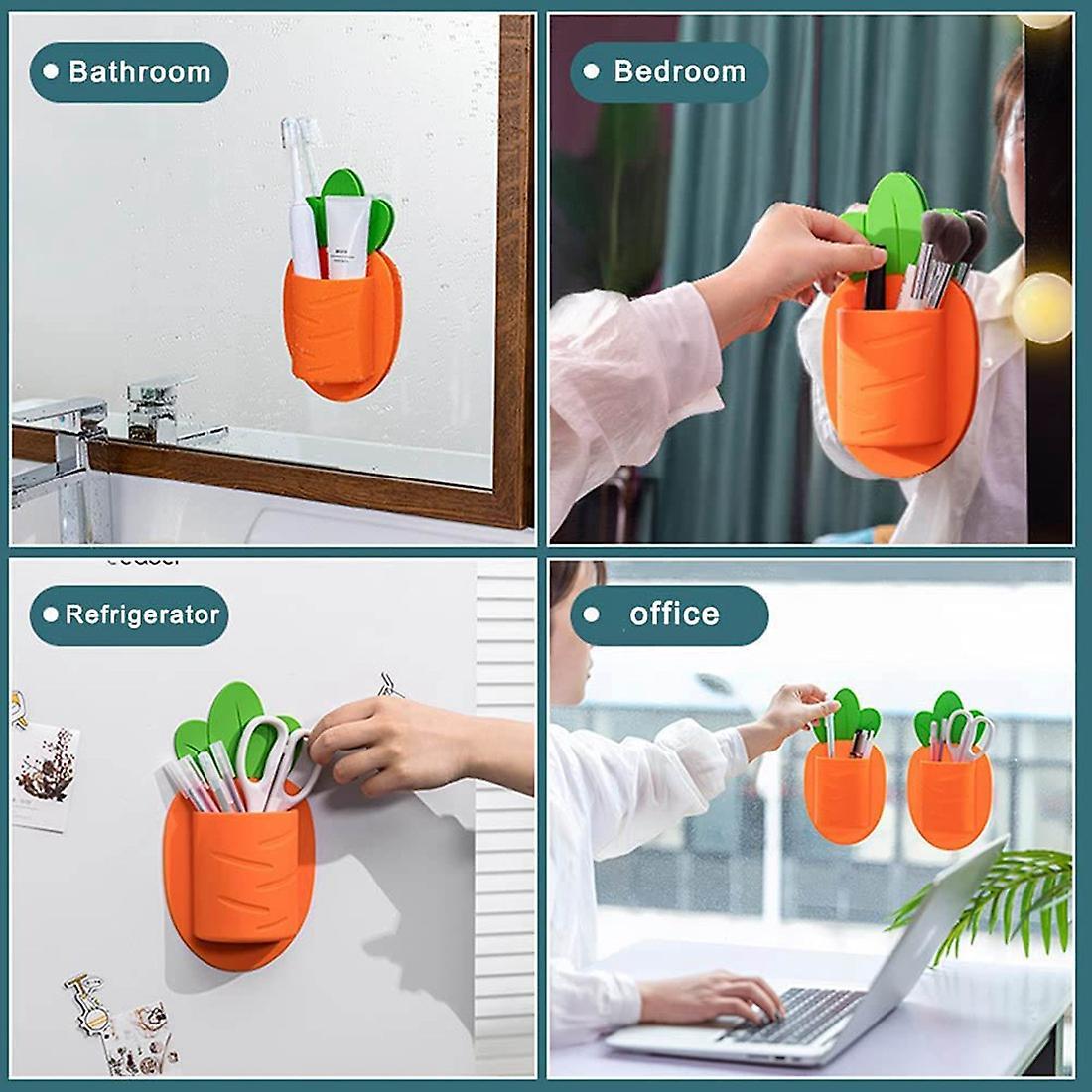 Bathroom Toothbrush Holder Electric Toothpaste Wall-mounted Storage