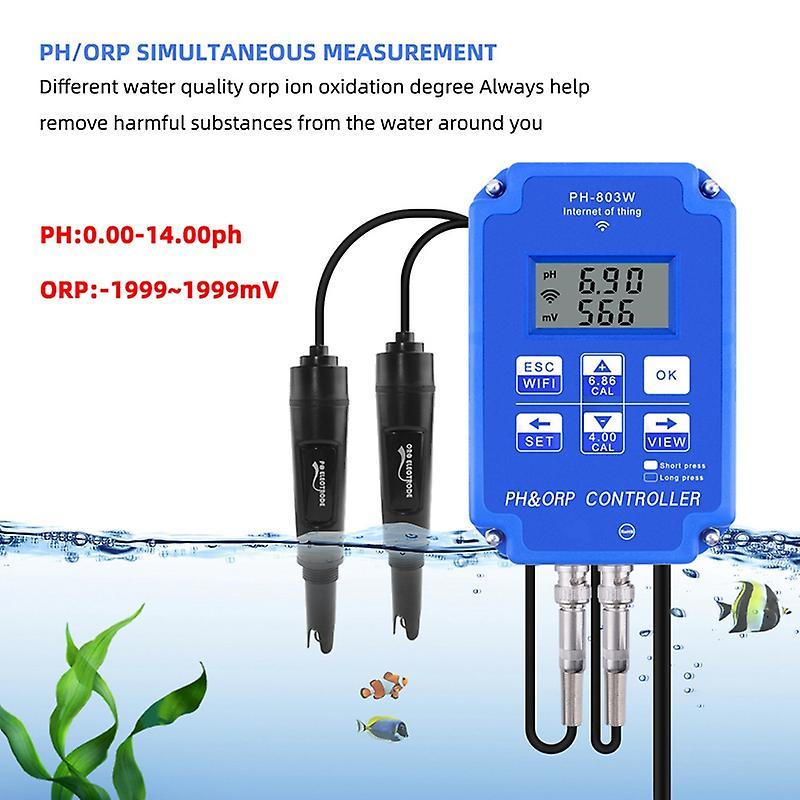 Wifi Monitoring Digital Acid-base and Redox Controller Eu Plug