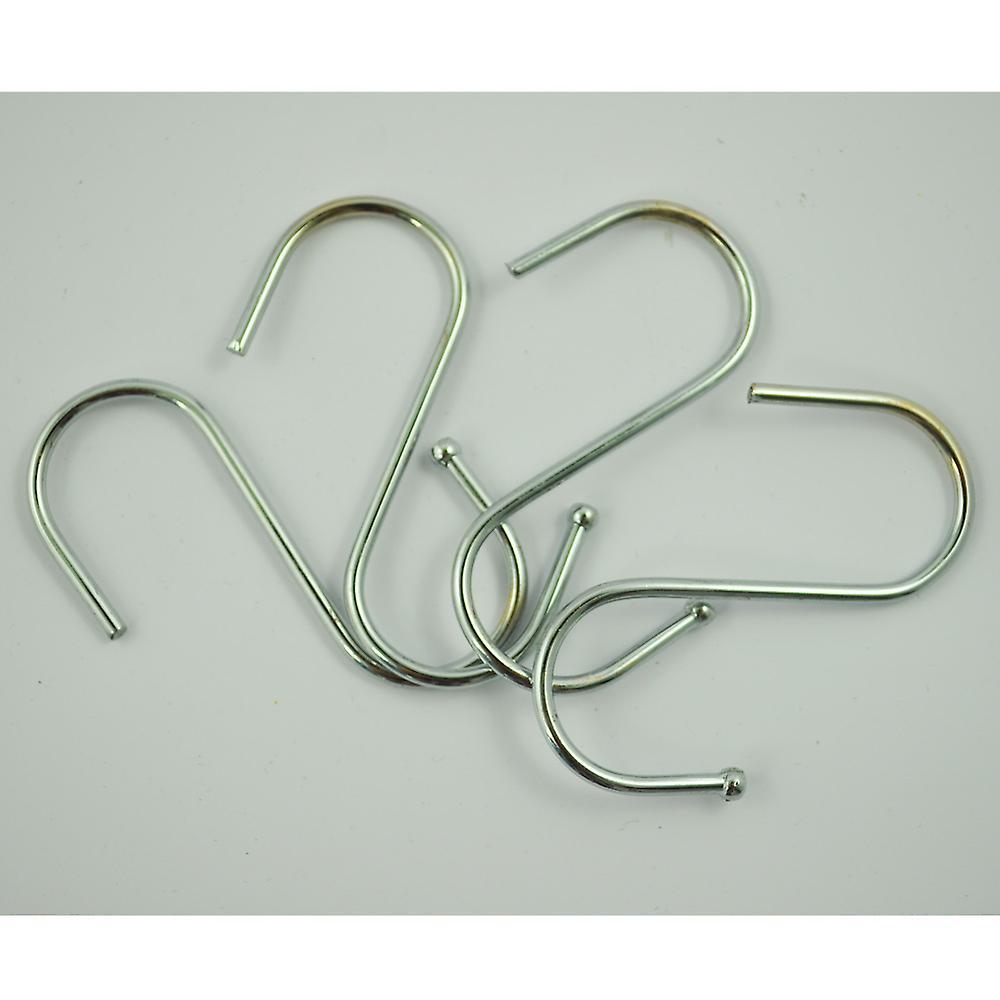 4 Pcs Scarf Apparel Punch Cup Bowl S Shaped Metal Hooks Hangers