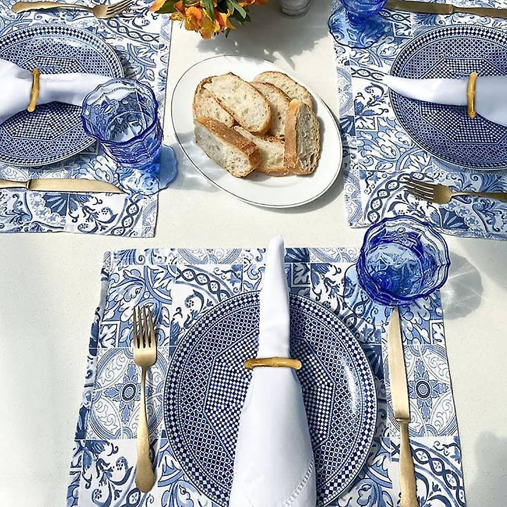 Handmade Bamboo Napkin Ring Natural Rustic Napkin Holders, Set Of 6