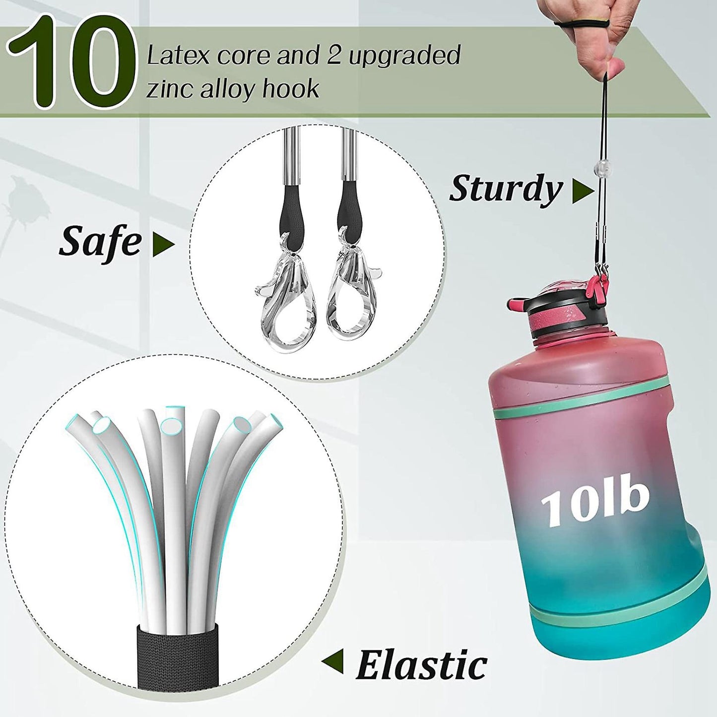 10pcs Elastic Lanyard with Adjustable Length, Earplugs, Mask Extender